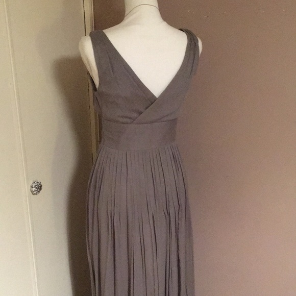 J. Crew Silk Chiffon Sophia long dress / Size 4 - Picture 5 of 6